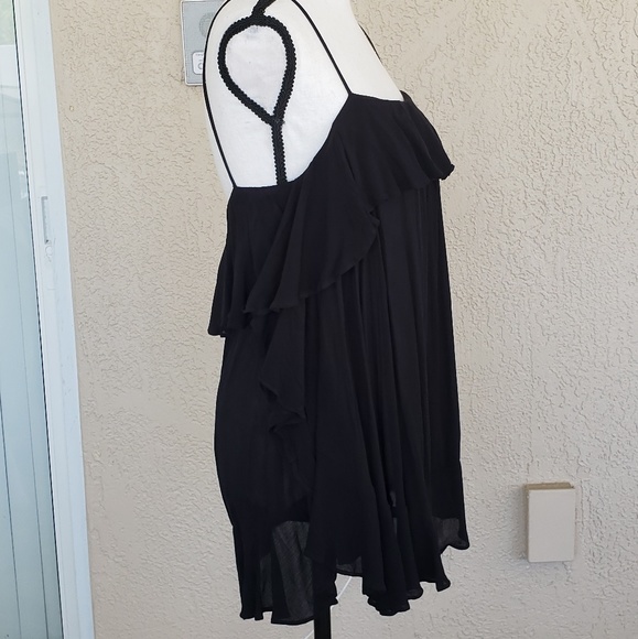 Free People black spaghetti strap top NWT - Picture 4 of 4